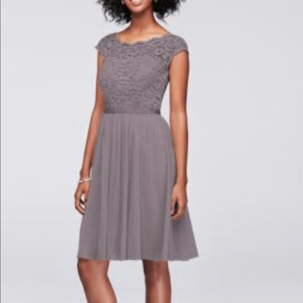 Lace and Mesh Dress